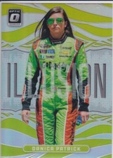 DANICA PATRICK Nascar Racing DONRUSS OPTIC ILLUSION Insert Card RARE!
