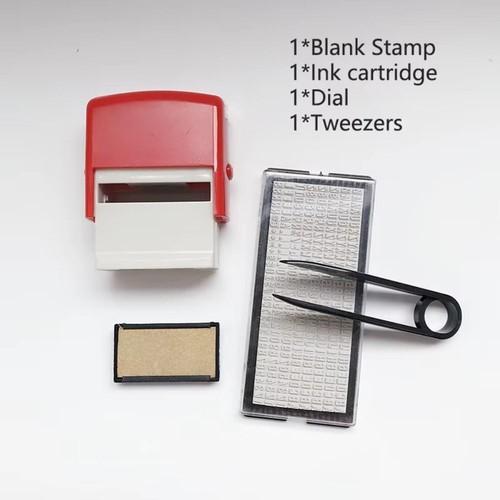 DIY Stamp Kit Custom Personalized Stamp Self Inking Rubber Stamp Office Supplies - Picture 8 of 15