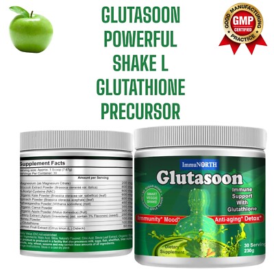 GLUTASOON EL DELICIOSO SHAKE VERDE QUE PRODUCE GLUTATION EN SU CUERPO USA