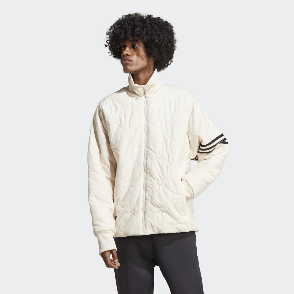 New Adidas Mens ADICOLOR NEUCLASSICS JACKET HS1581 WHITE / BLACK S