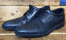 Rockport Hydro Shield Waterproof Dress Sport Black Leather Oxford Size 10.5 US