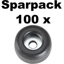 100 rubber feet &Oslash; 25 x 11 mm steel insert Adam Hall 4900 appliance base furniture feet rubber