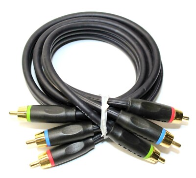 Dynex High Definition Component Video Cable AV Connector Cord