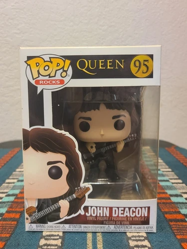 John Deacon #95 Funko Pop! Rocks Queen Bassist Brand New Sealed Mint Condition 