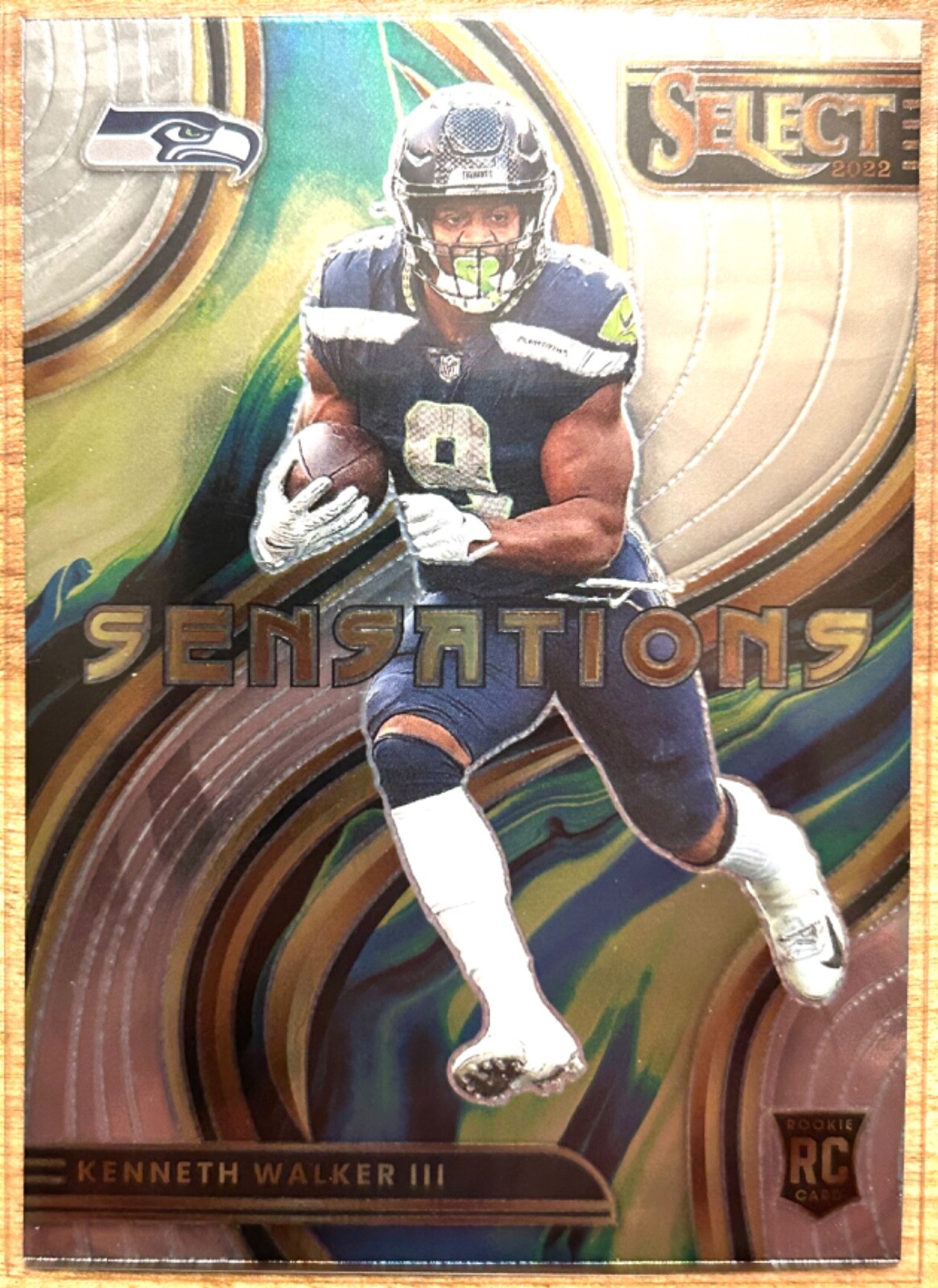 2022 Select - Kenneth Walker III - Sensations Silver Prizm SP #SEN-22