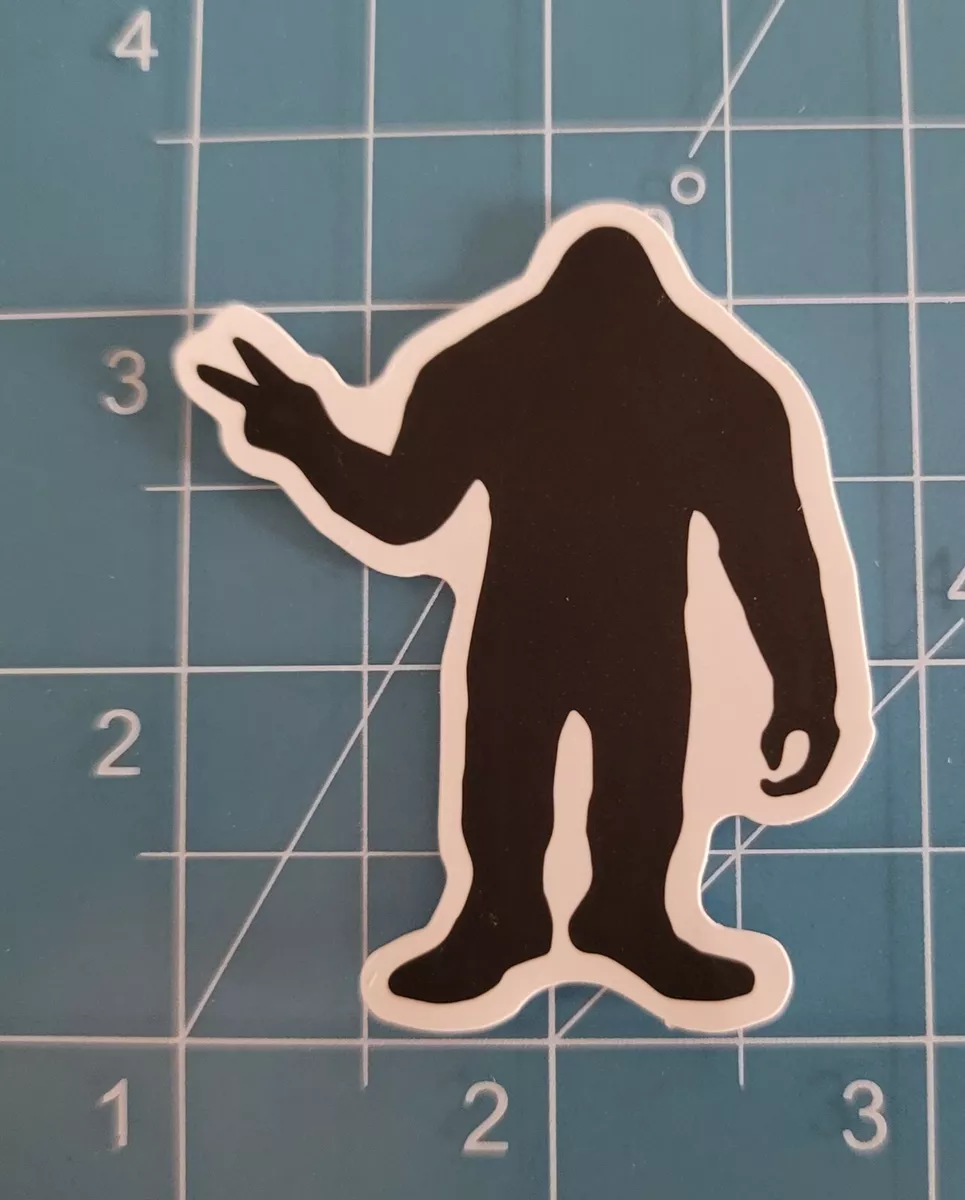 Bigfoot Peace Sign Hand facing Left Sasquatch Peace Symbol 