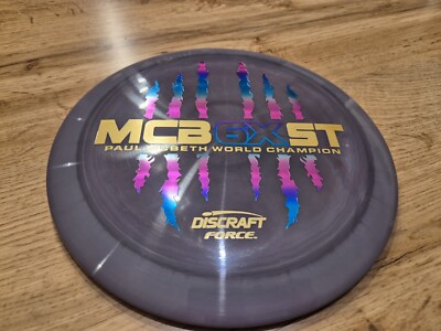 Discraft FORCE 6x Claws World Champignonship Paul McBeth Discgolf Neu Unbenutzt 