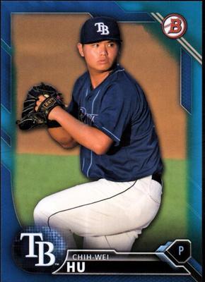 ET 2016 Bowman Draft Blue #BD147 Chih-Wei Hu #033/150 | eBay