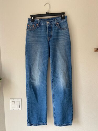 Levis Premium 501 90s Big Button Fly Straight Leg Jeans SZ 23