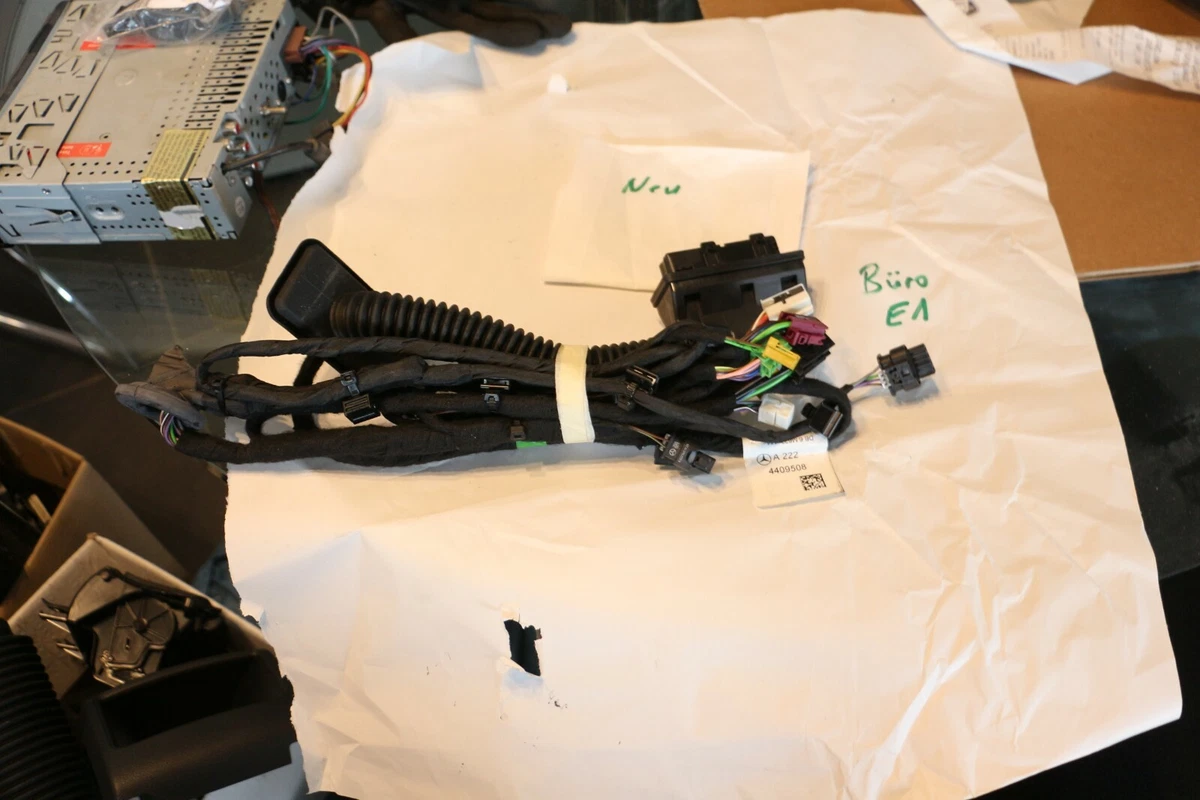 ORIGINAL Mercedes S-klasse W222 Tür Kabelbaum El. Leitungssatz  