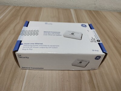 GE Security SP-POE IEEE 802.3af Power Over Ethernet Splitter*SEALED*
