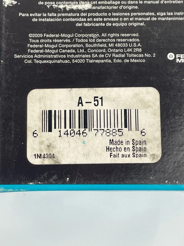 Cojinete de rueda y carrera A51 National/Carquest para Kia Sedona 02-05; INTERIOR TRASERO Foto 4 de 4