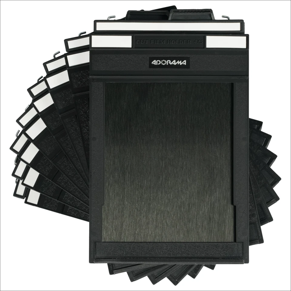 *NEW* 6 PACK - 4x5 Sheet Cut Film Holder, 12 METAL Dark Slides for Large Format - Image 3 of 4