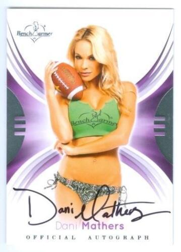 DANI MATHERS "AUTOGRAPH CARD" BENCHWARMER SIGNATURE SERIES 2015 - Picture 1 of 1