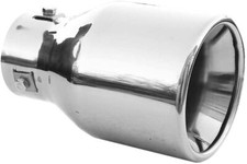 Auspuffblende Endrohr Edelstahl Universal Für Audi TT A1 A2 A3 A4 A5 A6 Q3 Q5 Q7