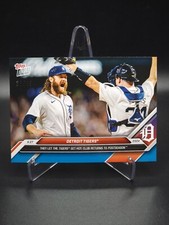 DETROIT TIGERS GOT HOT, CLINCH PLAYOFF SPOT! 2024 Topps Now #765 Blue #30/49