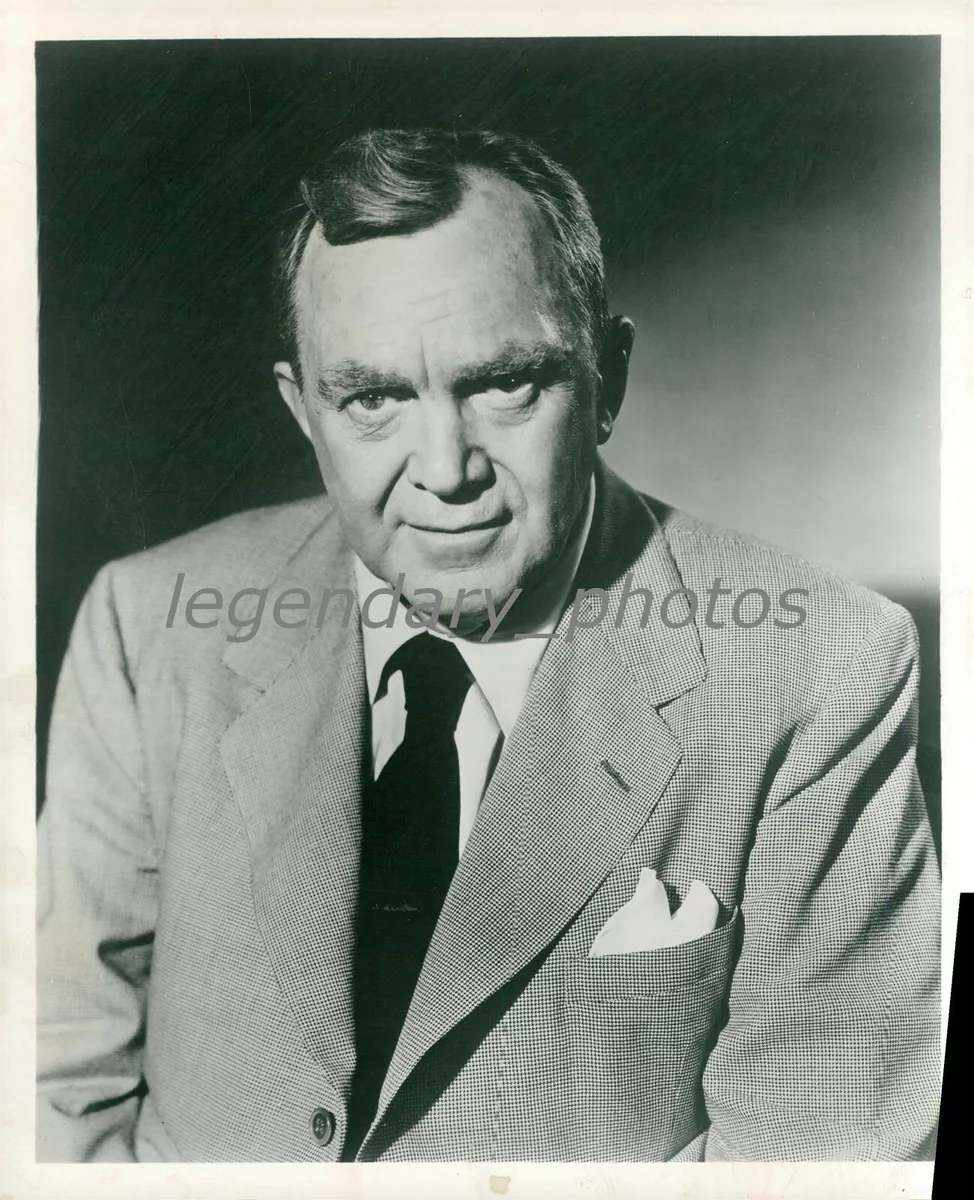 1961 Portrait of Actor Thomas Mitchell Original News Service Photo