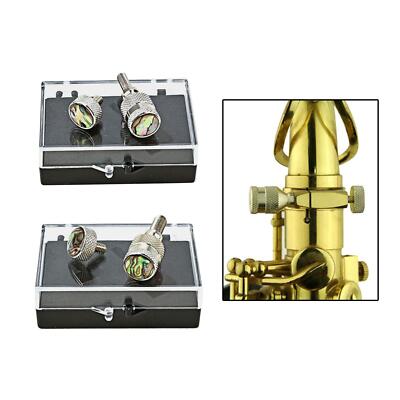 2x Sax Hals Spannschrauben Saxophon Halsschrauben verbessern Stimme stabil Stahl