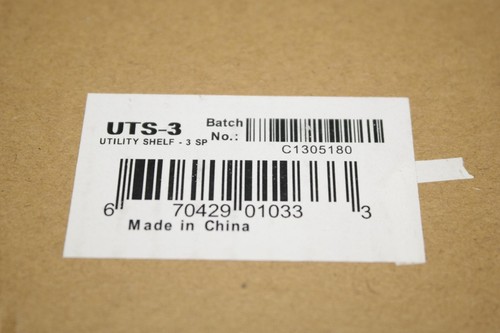 -=BRANDNEU=-CHIEF UTS-3 SCHWERLAST 3U RACK REGAL 3RU 17,3 x 14,5"" 80 PFUND KAPAZITÄT