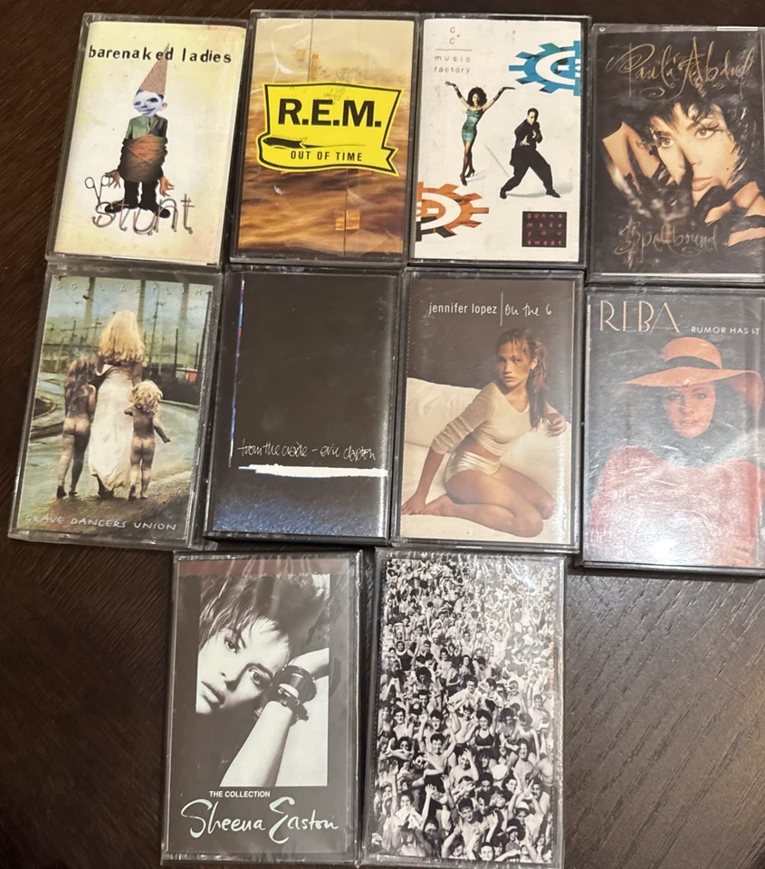 Cassette Tape Lot Of 10 Assorted Music From The 90s R.E.M Barenaked Ladies - Image 2 of 4