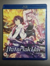 The Asterisk War Part 1 Blu ray - Rare OOP  English Dub/Sub Region B. 