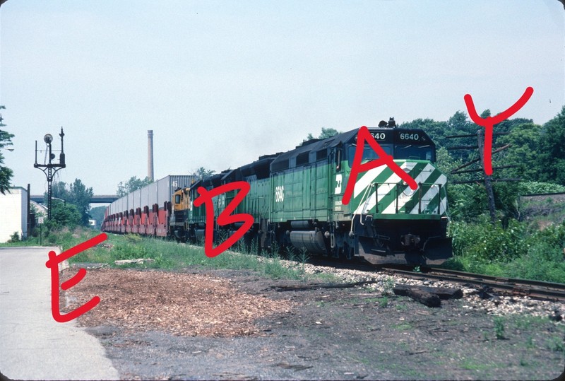 Susquehanna NYSW NYS&W F45 NTV-4 Ridgefield Park NJ 1987 Original Kodachrome