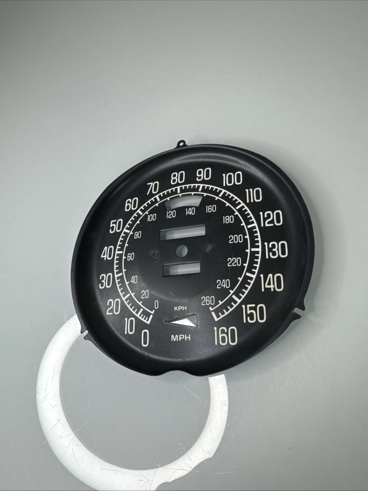 Placa frontal velocímetro Chevrolet Corvette 1972 1973 AC Delco 6496851 Foto 4 de 4