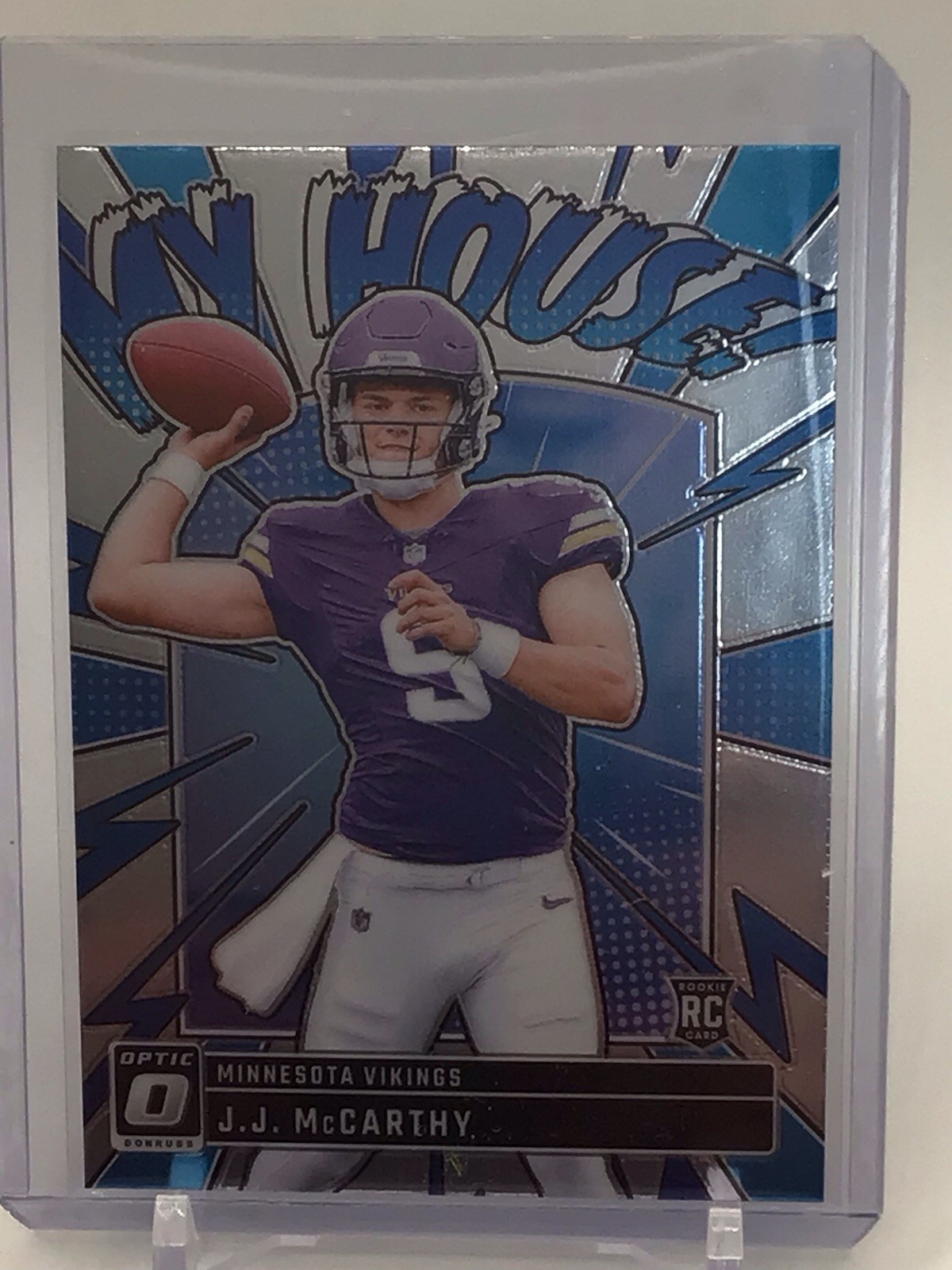2024 Panini Donruss Optic - My House! J.J. McCarthy #6 (RC) Vikings