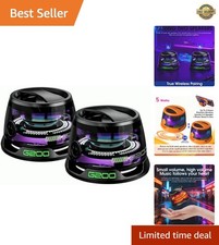 G200 Magnetic Mini Bluetooth Speaker - Waterproof RGB Lights for Parties