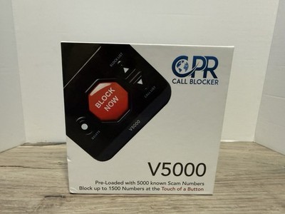 CPR V5000 Call Blocker For Landline Phones New In Unopened Sealed Box