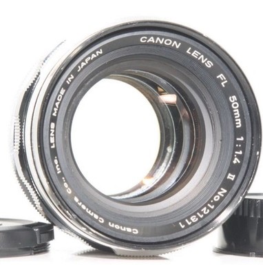 Canon FL 50mm II f/1.4 レンズ Canon FL 50mm f/1.4 II Vintage Prime Lens FL Mount Manual Focus