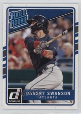 2017 Panini Donruss Rated Rookies Dansby Swanson #33 0t2