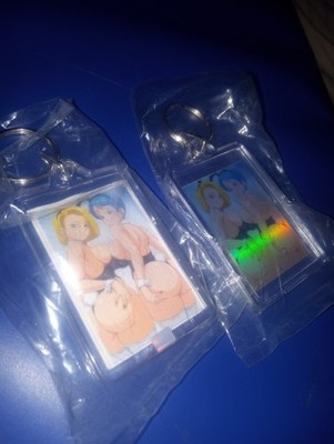 Waifu Bulma Android 18 Bunny Keychain