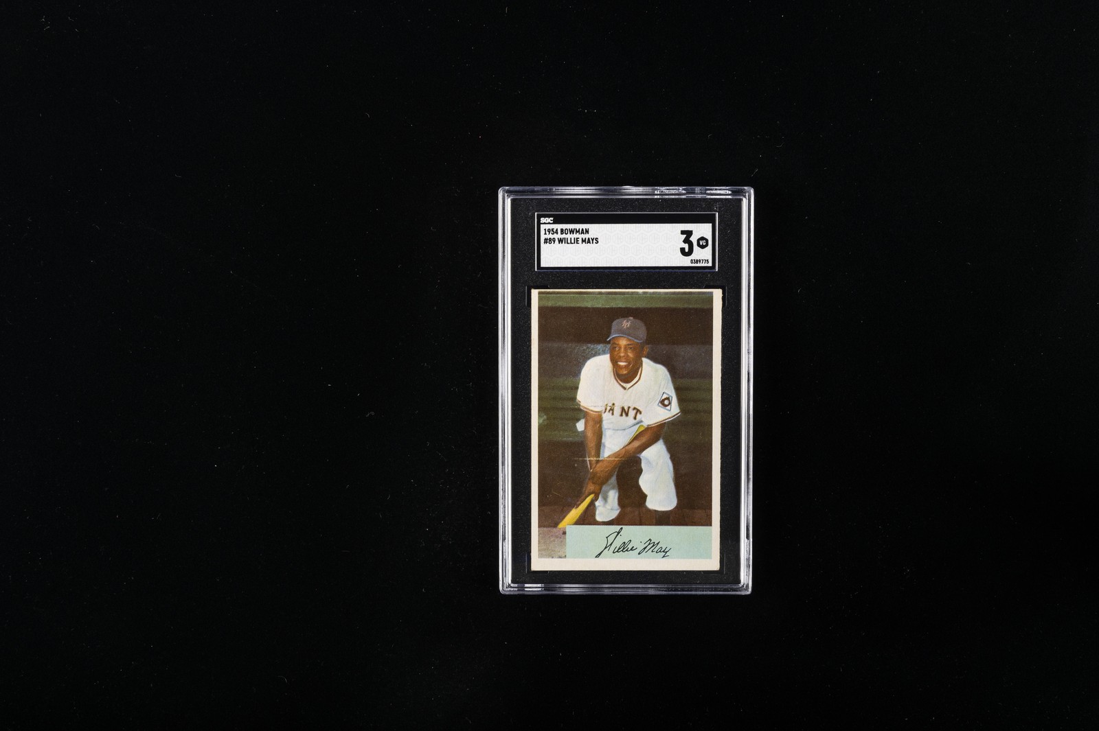 1954 BOWMAN #89 WILLIE MAYS SGC 3