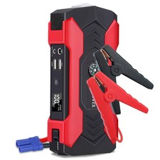 Car Jump Starter Booster 800A Peak 28000mAh 12V Battery Charger Up to 6.0L Gas