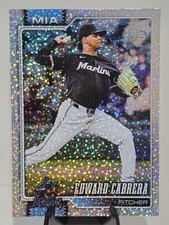 2026 Topps Series 1 Celebrations Edward Cabrera #288 Confetti Foil Marlins 
