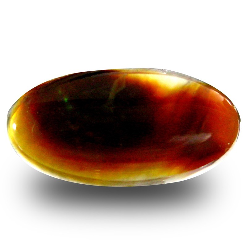 5.70 ct Extraordinary Fancy Cut (20 x 11 mm) Un-Heated Multi Color Fire Agate