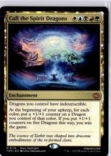 Call the Spirit Dragons Tarkir: Dragonstorm Regular NM M 0174