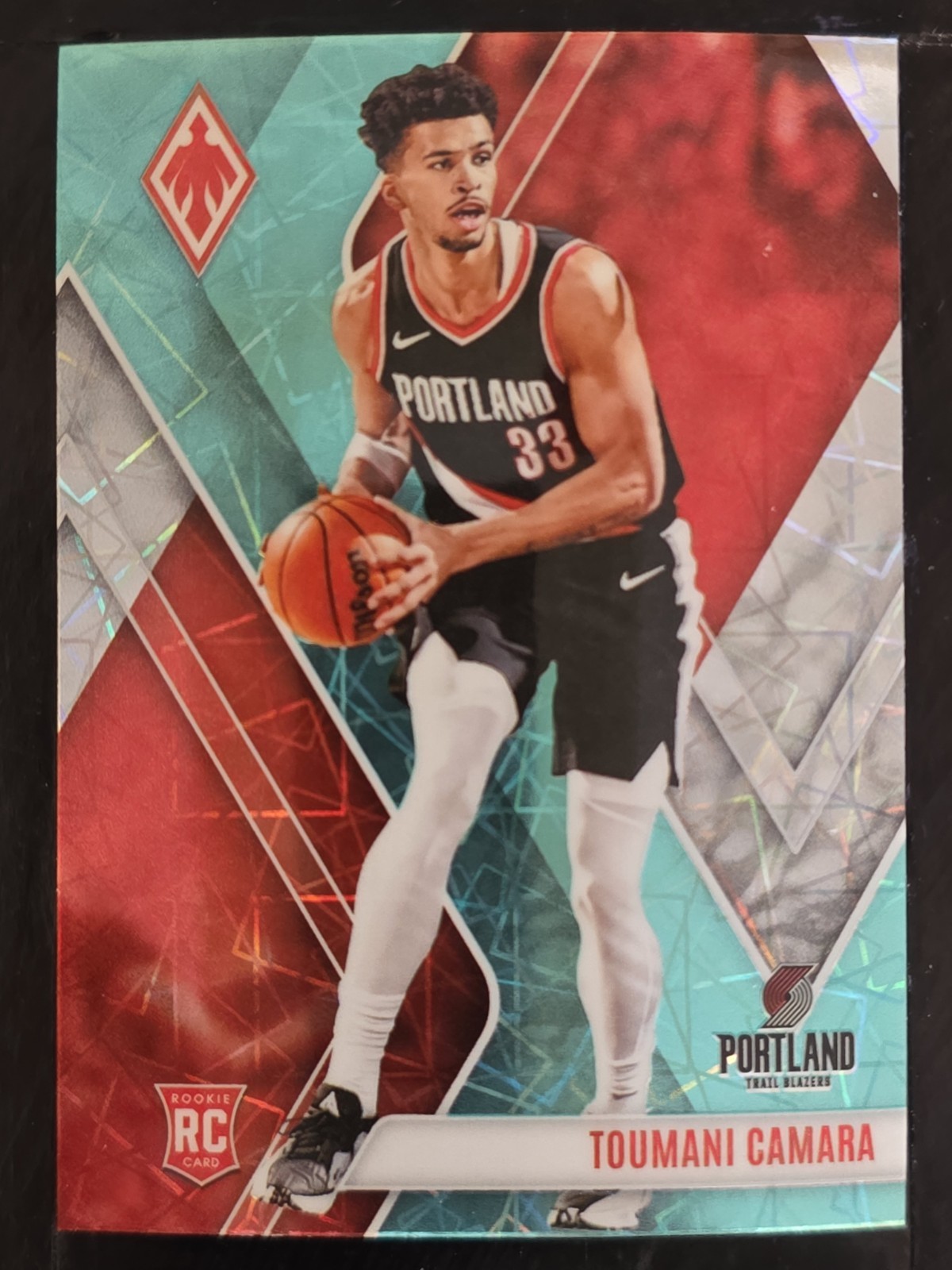 2023-24 Panini Phoenix Basketball Toumani Camara #269 Teal Lazer (RC)