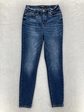 Judy Blue Jeans Womens 7/28 Skinny Fit Medium Wash Blue Stretch Denim Preppy