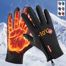 Thermal Windproof Waterproof Winter Gloves Touch Screen Warm Mittens Men Women