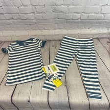 Kickee Kids Kickee Pants Striped Bamboo Pajama Set Size: 2T NWT