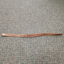 VTG Penney's Ranchcraft Hand Tooled Top Grain Cowhide Leather Size Small