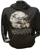 Dallas Cowboys Unisex Helmet Drip Hoodie Casual  Sweatshirts Jogging Hooded Coat