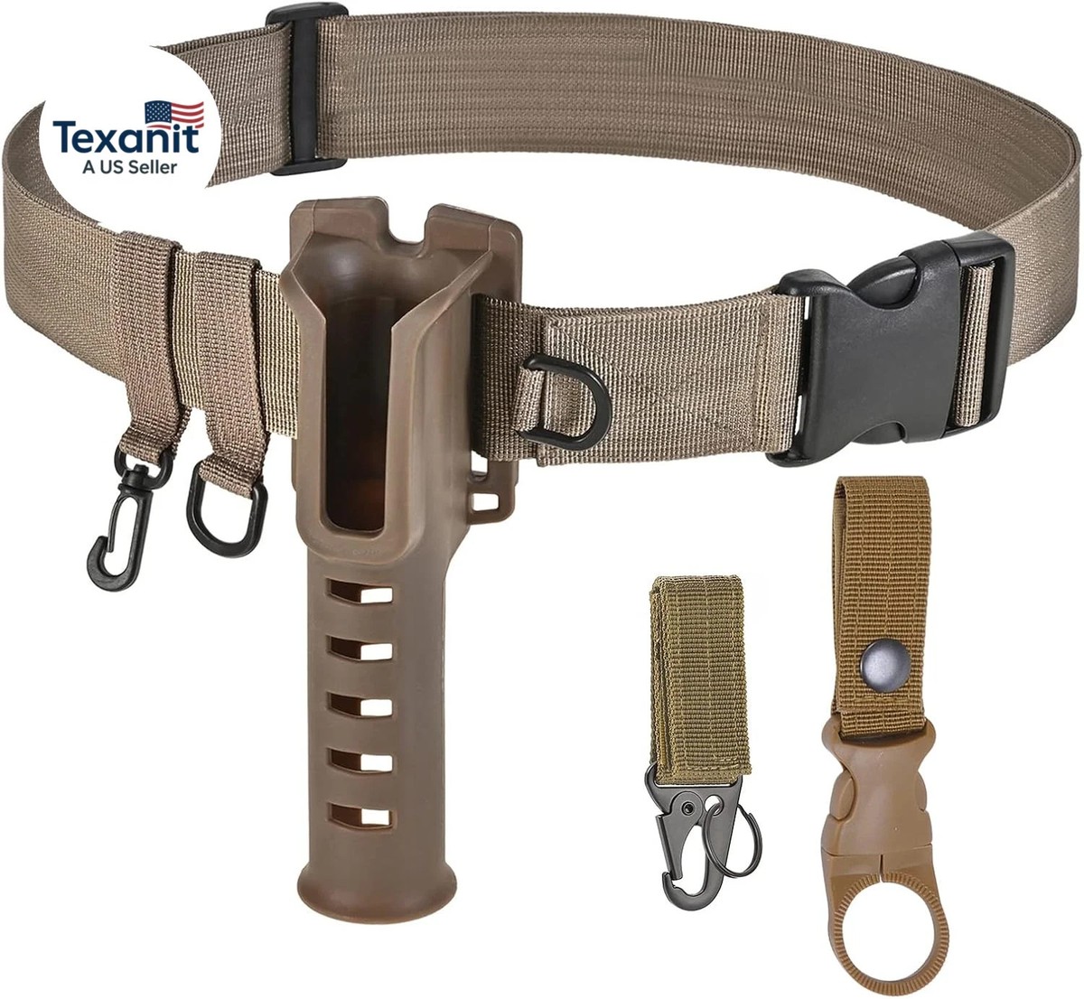 wade fishing belt with rod holder Adjustable Waist for Outdoor Kayak Fly Fishing With the Whitley COMBO Deal - Whitley Legend