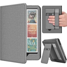 Stand Case for Kindle Paperwhite 12th / Kindle Colorsoft 2024, Gray