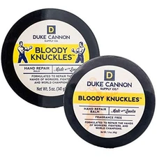 Duke Cannon Supply Co. Bloody Knuckles Hand Repair Balm Set for Men: Net Wt 5oz