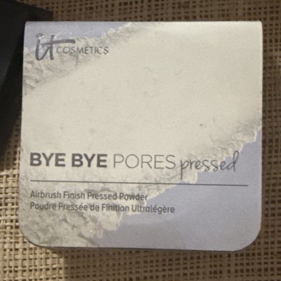 IT Cosmetics Bye Bye Pores Translucent Pressed Powder .08 OZ. New