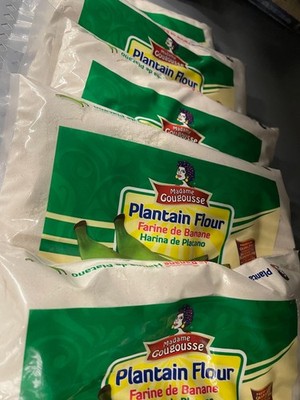5 Pack Madame Gougousse Plantain Flour Size 14oz Bags Gluten-Free Baking Cooking
