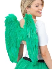 Smiffys 53177, Green Angel Wings, Unisex Adult, One Size